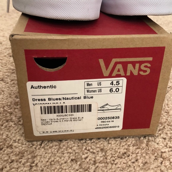 Nautical Blue Vans - Picture 3 of 5